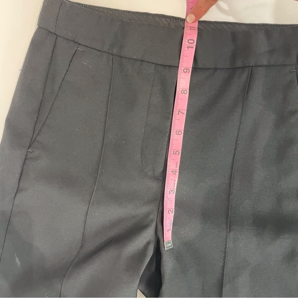 J CREW COLLECTION Full-Length Wide-Leg Tuxedo Pant Italian Wool NWOT BLACK Sz 2 - Picture 6 of 16